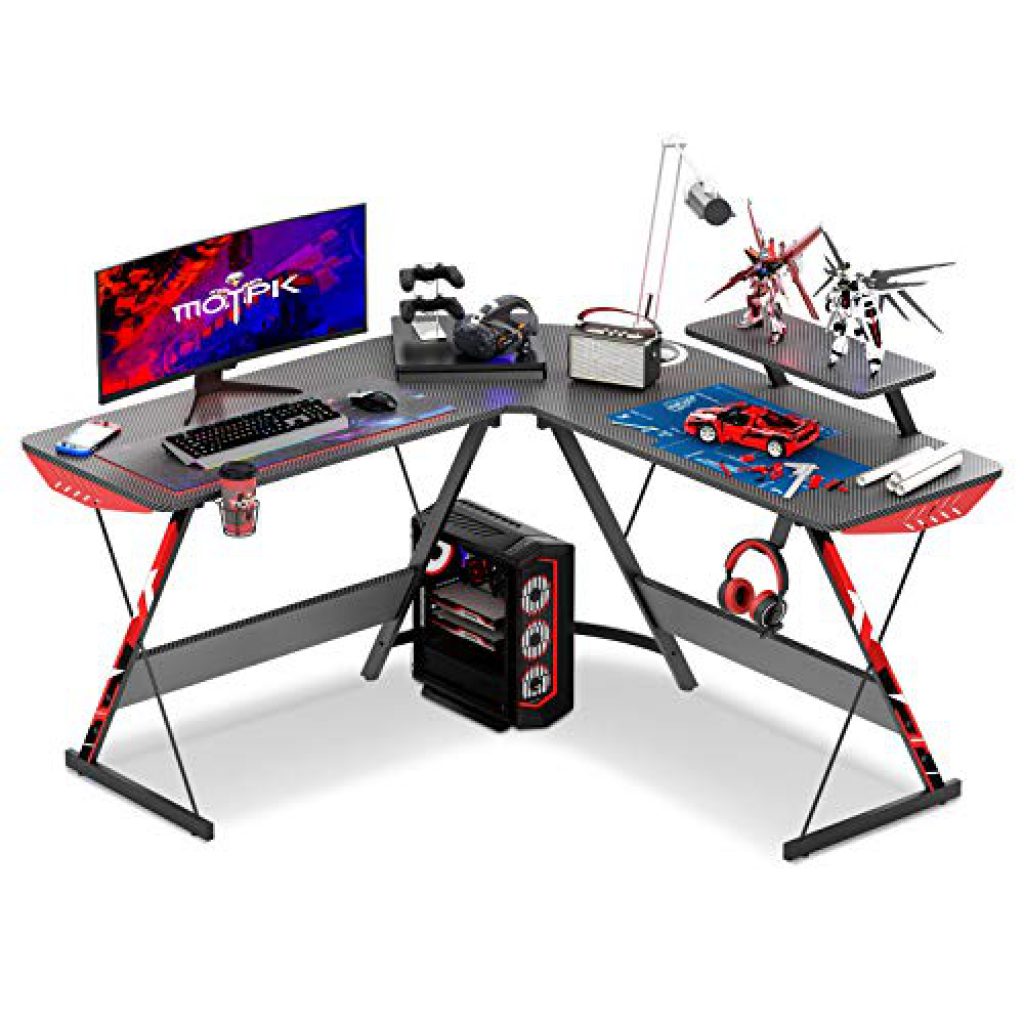 MOTPK L Shaped Gaming Desk