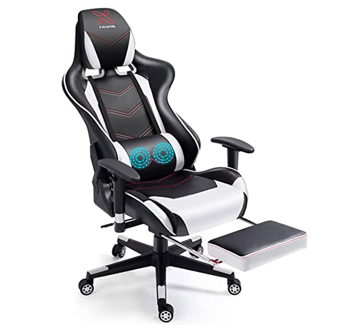 WQSLHX Gaming Chair with Massage