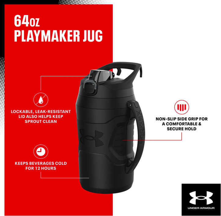 Under Armour Playmaker 64oz Water Bottle