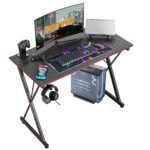 desino gaming desk 32 inch pc computer desk home office desk table gamer
