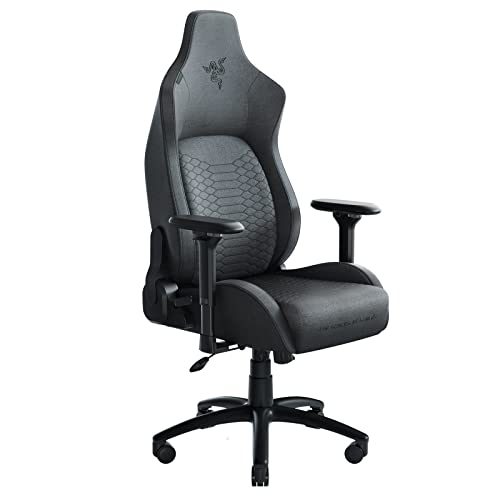 razer iskur fabric gaming chair ergonomic lumbar support system