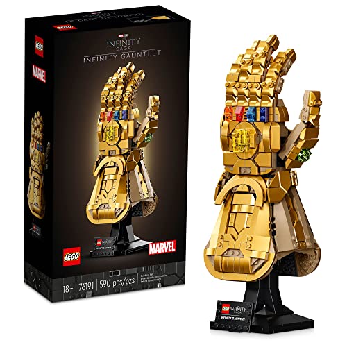 lego marvel infinity gauntlet set 76191 collectible thanos glove with