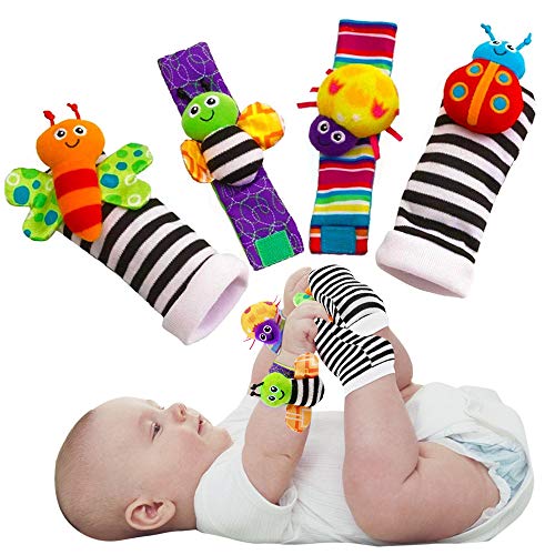 baby infant rattle socks toys 3 6 to 12 months girl boy learning toy