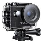 dragon touch action camera 4k 20mp 30fps 100ft waterproof underwater camera