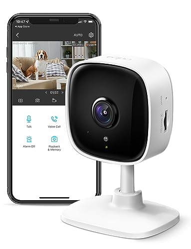 tp link tapo 1080p indoor security camera for baby monitor dog camera w