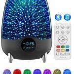 3d glass starry night light bluetooth speaker led 7 color changing night