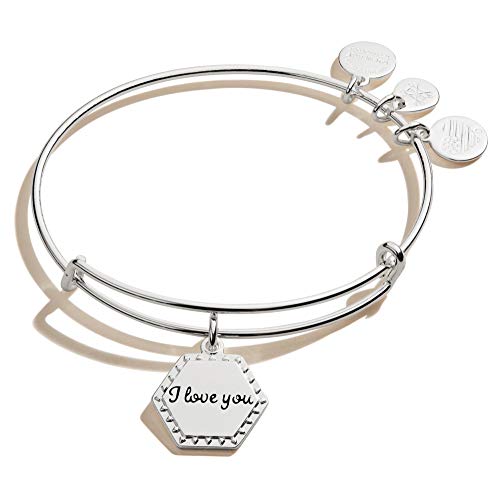 alex and ani because i love you expandable wire bangle bracelet for women i