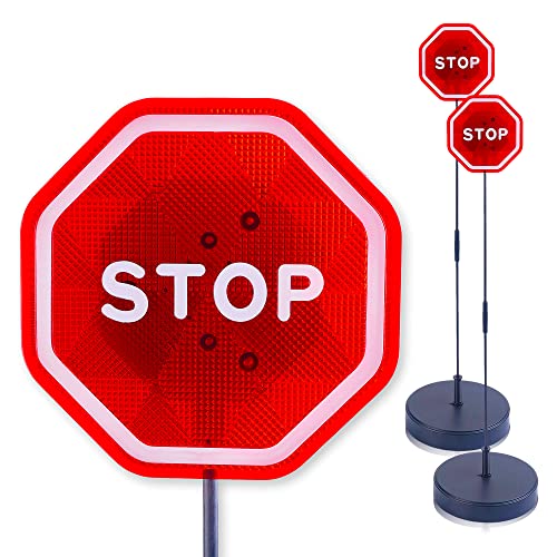 andalus brands flashing led stop sign garage parking assistant system
