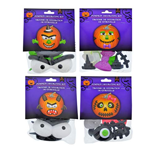 greenbrier international pumpkin decorating kits 4 different sets monsters