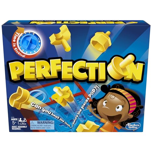hasbro gaming perfection game for preschoolers and kids ages 5 and up
