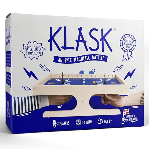 klask the magnetic award winning party game of skill for kids and adults
