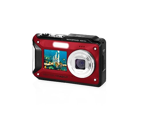 minolta mn60wp 48mp 4k ultra hd dual screen waterproof digital camera