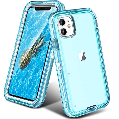 oribox case compatible with iphone 11 heavy duty shockproof anti fall clear