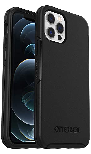 otterbox iphone 12 iphone 12 pro symmetry series case black ultra sleek