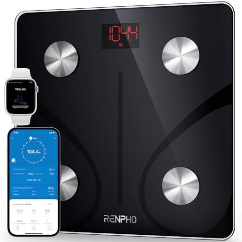 renpho smart scale for body weight digital bathroom scale bmi weighing