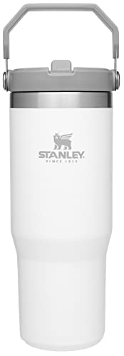 stanley iceflow stainless steel tumbler with straw vacuum insulated water