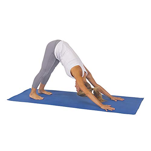 sunny health and fitness yoga mat blue model31