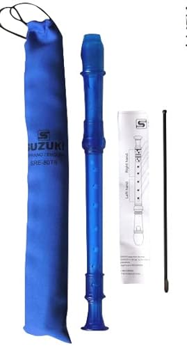 suzuki musical instruments recorder blue sre 80tb