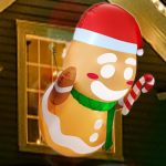 turnmeon 35ft christmas outdoor decoration christmas inflatables gingerbread